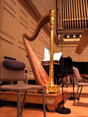 Another giant instrument! (harp)